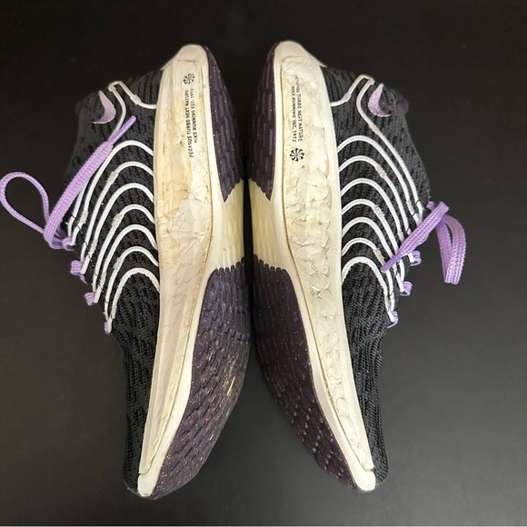 Nike Pegasus Turbo Next Nature Womens 7 Running Shoes Black Orange Athleisure - Picture 9 of 11